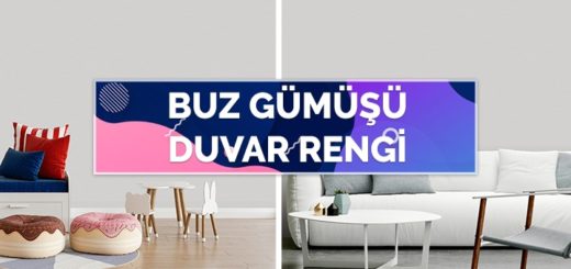 Buz Gümüşü Rengi Duvar Boyası Renk Kodu ve Uyumlu Olduğu Renkler