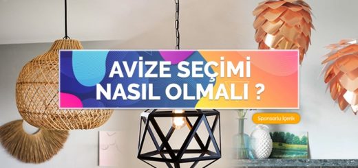 Avize Seçimi Bir Evin En Önemli Aksesuarlarındandır