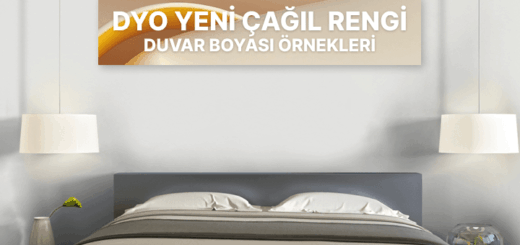 Dyo Yeni Çağıl Rengi Duvar Boyası Örnekleri