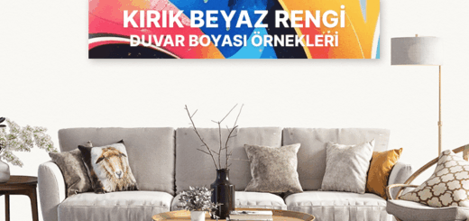 Kırık Beyaz Rengi Duvar Boyası Örnekleri ve Renk Kodu