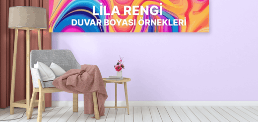 Lila Rengi Duvar Boyası Örnekleri